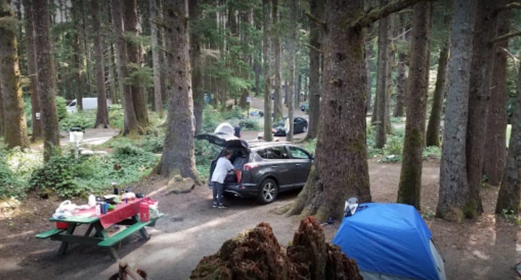 camping in cannon beach