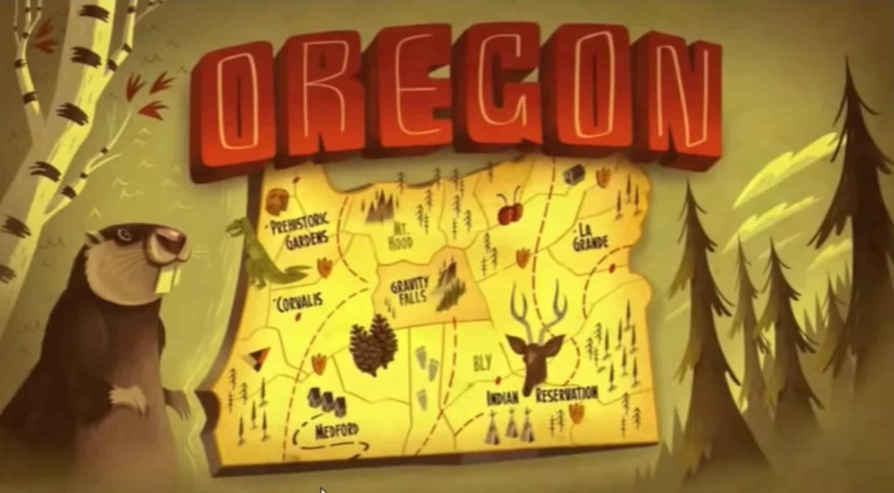 Gravity Falls Oregon