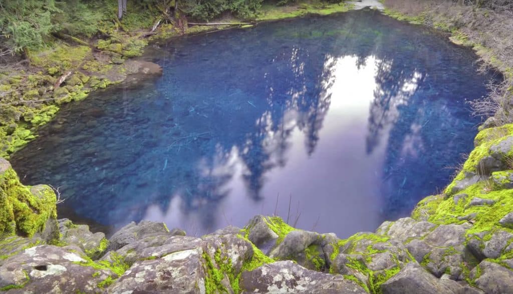 blue pool