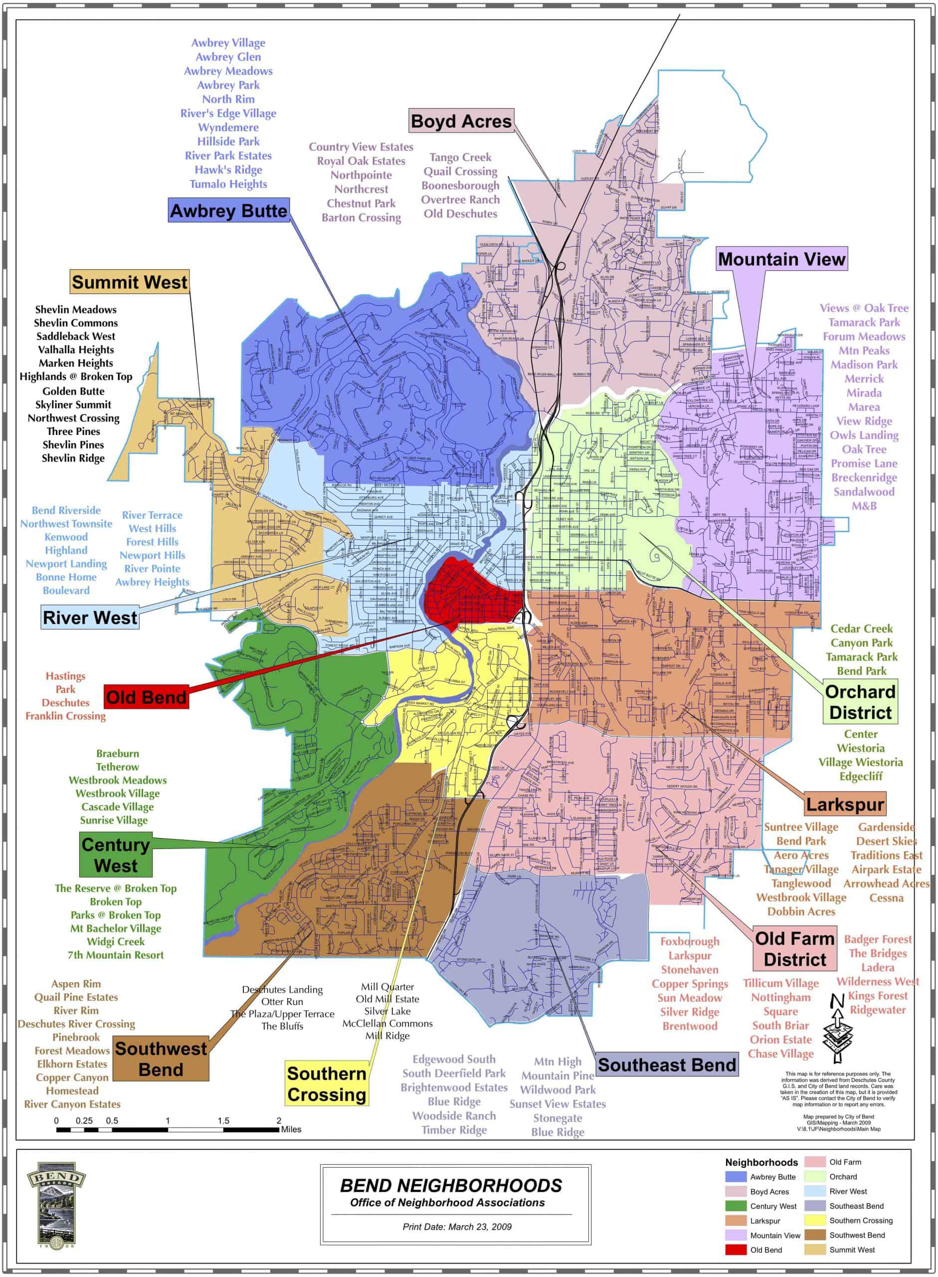 Map Of Bend Oregon And Surrounding Cities - Vanda Jackelyn