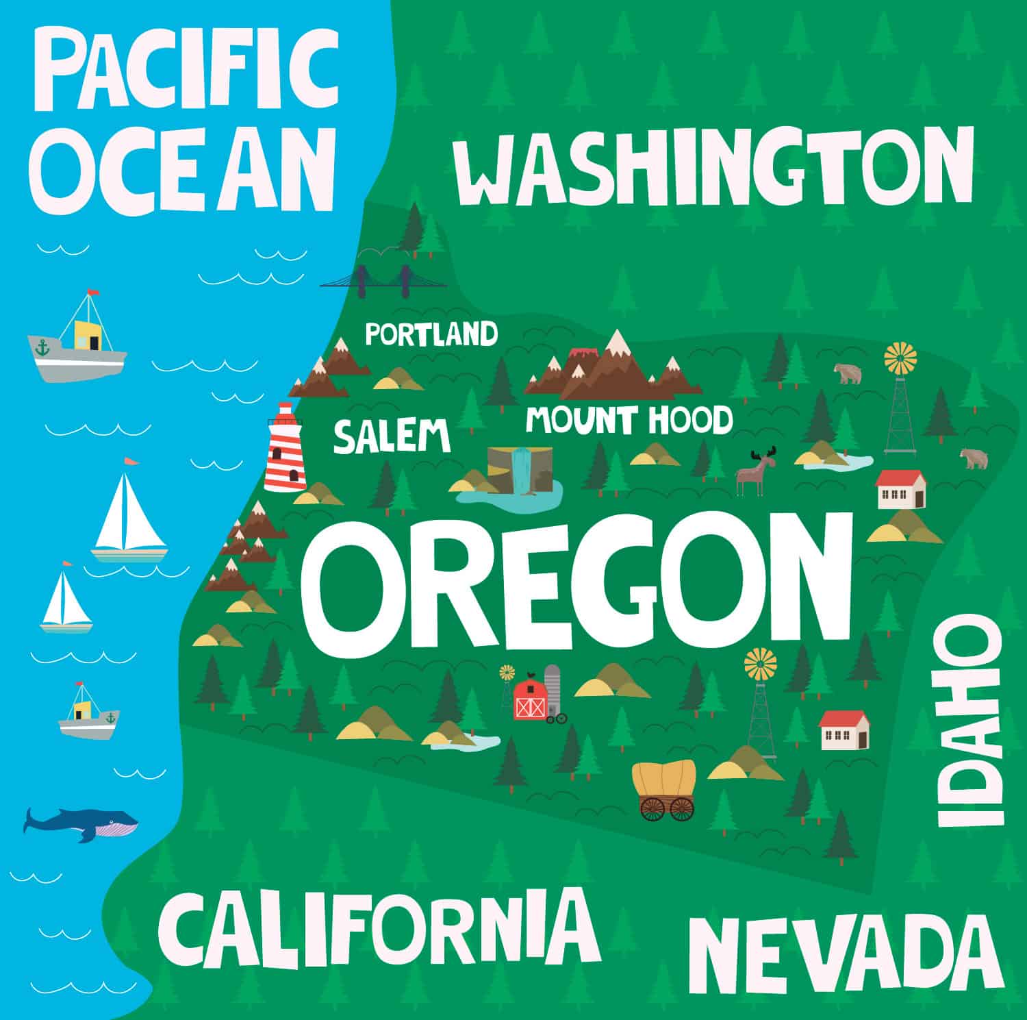 oregon travel places