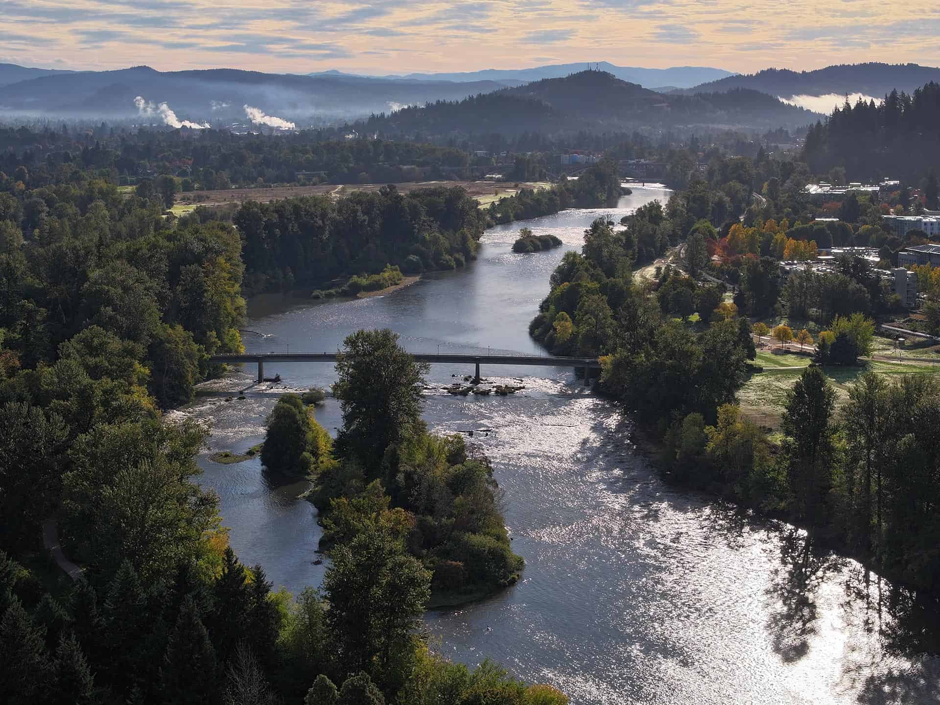 Willamette River Eugene Oregon