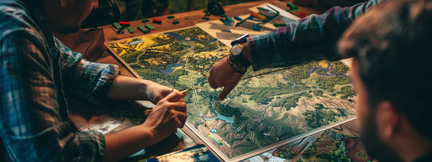 players strategizing for survival in the oregon trail game, weighing risks and resources while learning from their decisions to enhance problem-solving skills.