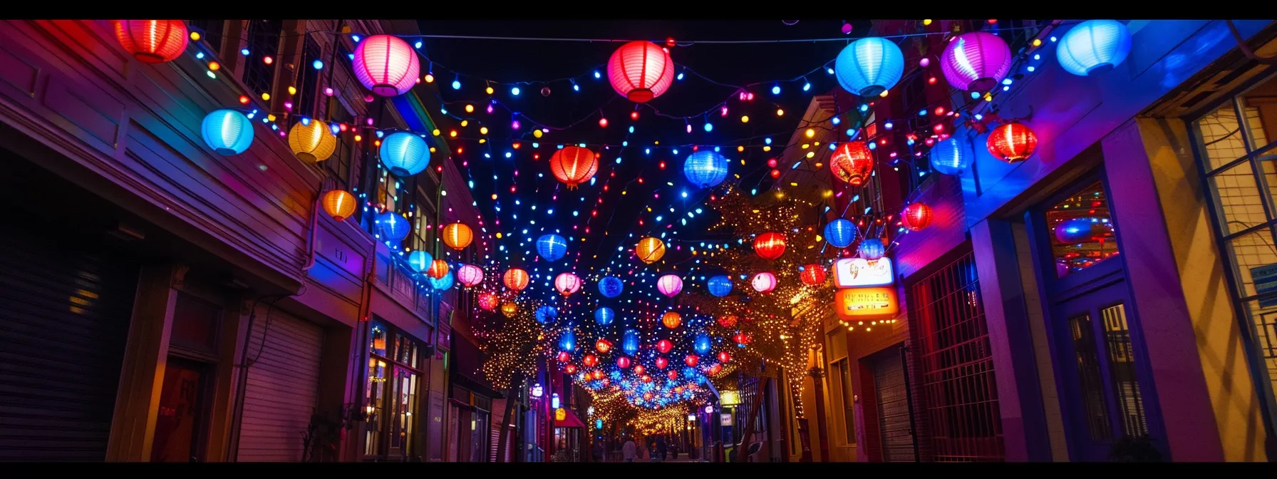 vibrant lanterns illuminate the bustling streets of old town chinatown, capturing the essence of traditional festivals and community celebrations. vibrant lanterns illuminate the bustling streets of old town chinatown, capturing the essence of traditional festivals and community celebrations.